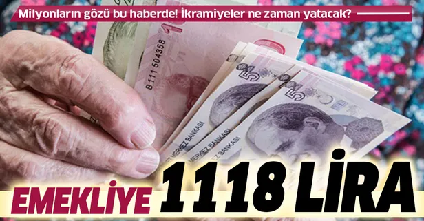 Emekliye 1118 lira | SSK SGK ve Bağ-Kur emeklileri bayram ikramiyelerini ne zaman alacak?-1