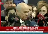 Bahçeli'den flaş yerel seçim açıklaması