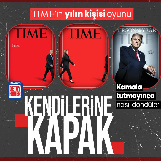 Time, Donald Trumpı yılın kişisi seçti... Arka plandaki gerçek! Kamala tutmayınca dönüş yaptılar