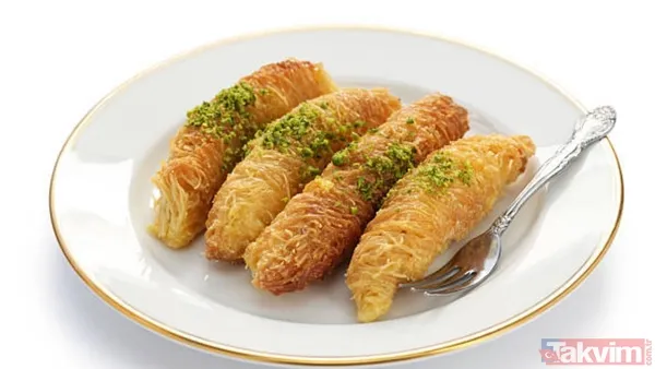 Kadayıf dolması: Erzurum'a özgü bir tatlıdır. Kadayıf hamuru ceviz veya fındıkla sarılır, yumurtaya batırılıp kızartılır ve ardından şerbetle tatlandırılır.