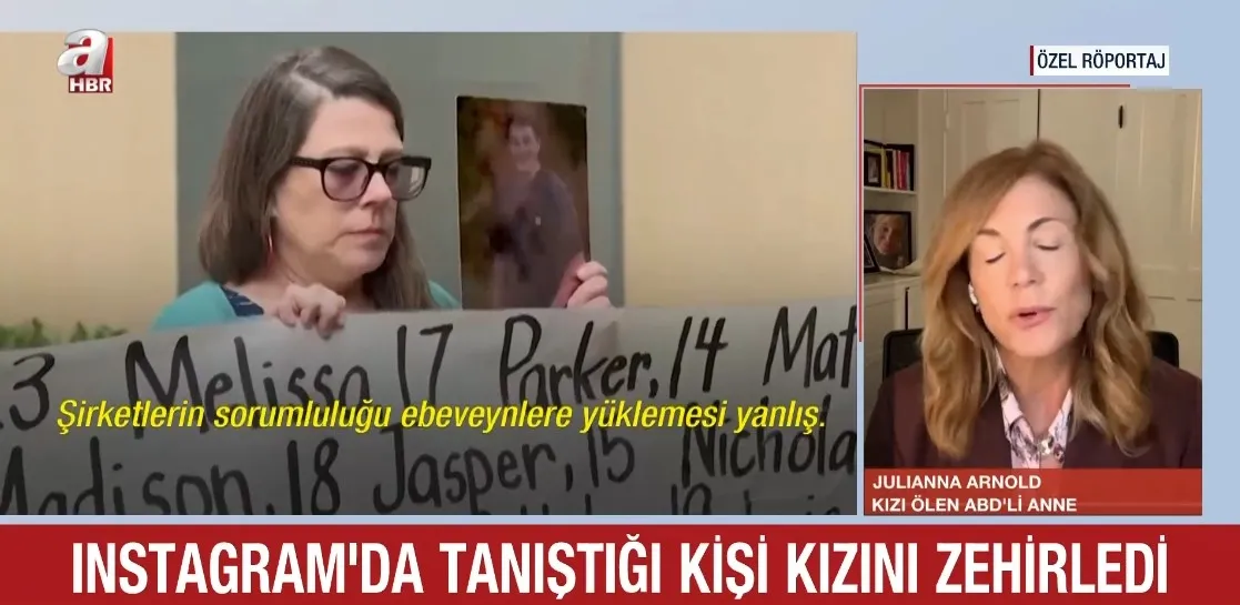 1788611321886.jpeg 17 yaşındaki Dilara'nın ölümünün ardından META'ya dava açan anne Julianna Arnold A Haber'e konuştu: "Çocuklarınızın güvenli alanı siz olun"-6