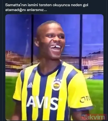 Adana Demirspor - Fenerbahçe maçı oynanırken sosyal medyada Samatta isyanı!