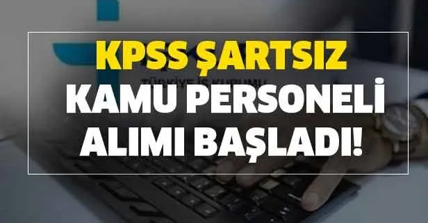 İŞKUR açıkladı! Belediyelere KPSS'siz kamu personeli alımı