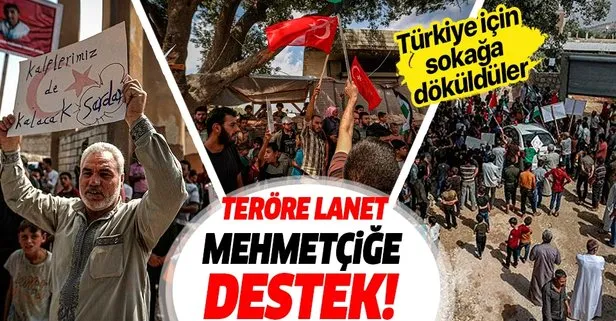 İdlib halkı Türkiye için sokaklara döküldü!