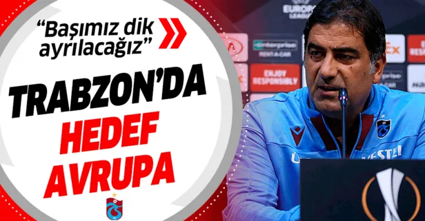 Ligde fırtına gibi esen Trabzon’da hedef Avrupa! Başımız dik ayrılacağız