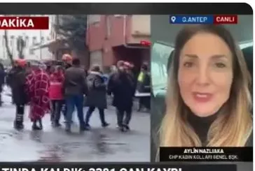Son dakika: CHP'li Aylin Nazlıaka'dan Kahramanmaraş depremi üzerinden oy devşirme seansı! AFAD'ı hedef aldılar