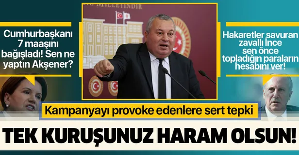 Son dakika: MHP'li Cemal Enginyurt'tan Milli Dayanışma Kampanyası'nı provoke eden Akşener ve İnce'ye sert tepki