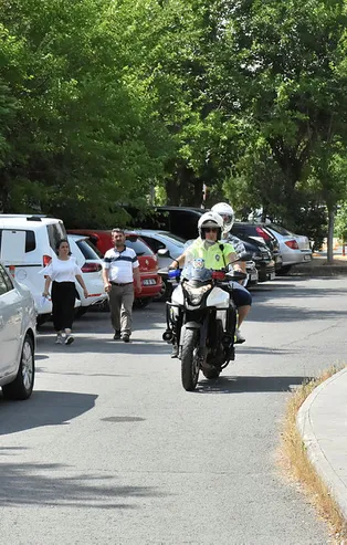 Diyarbakır'da sınava polis motosikletiyle yetiştirildi