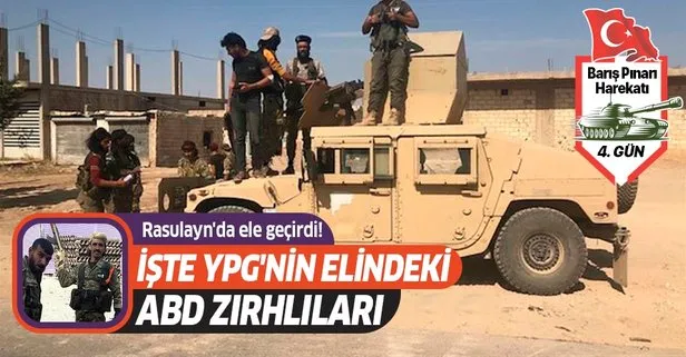 Son dakika: Suriye Milli Ordusu Rasulayn’da ele geçirdi! İşte YPG’nin elindeki ABD zırhlıları
