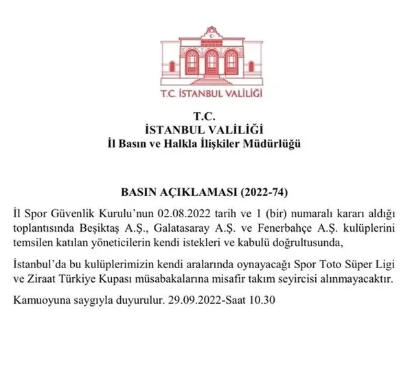 son-dakika-istanbul-valiligi-duyurdu-galatasaray-besiktas-ve-fenerbahce-derbileri-icin-seyirci-karari-1664438234367.jpeg SON DAKİKA! İstanbul Valiliği duyurdu: Galatasaray, Beşiktaş ve Fenerbahçe derbileri için seyirci kararı-1