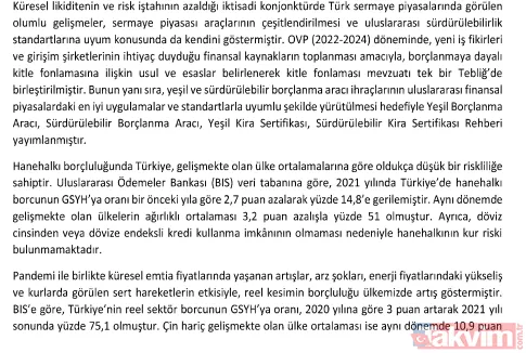 Orta Vadeli Program yayınlamdı: İşte sayfa sayfa 3 yıllık yol haritası - 31