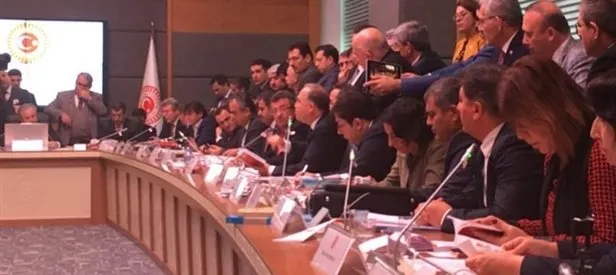CHP’liler komisyonda DHKP-C​ sloganı attı