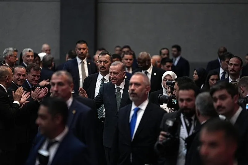 Başkan Recep Tayyip Erdoğan, 4. Antalya Diplomasi Forumu'nun (ADF2025) resmi açılış törenine katıldı. (AA)