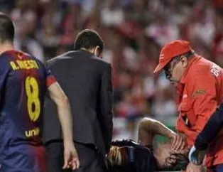 Puyol'un kolunun kırıldığı an