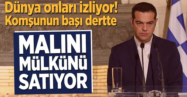 Yunanistan malını mülkünü satıyor!