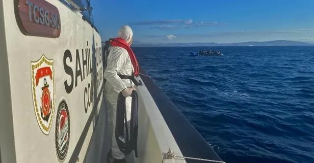 İzmir açıklarında 318 düzensiz göçmen kurtarıldı! Yunanistan ölüme terk etti...