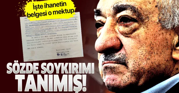 FETÖ 1965'te "sözde Ermeni soykırımını" tanımış! İşte gerçeği ortaya çıkaran o mektup