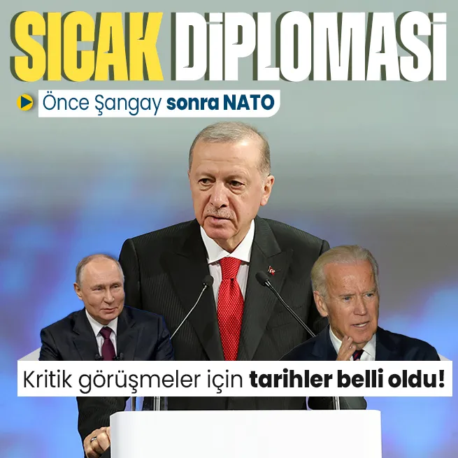 Başkan Erdoğandan Temmuzda yoğun diplomasi: Önce Putin sonra Biden! Görüşme tarihleri belli oldu