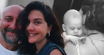 Bergüzar Korel oğlu Hanın ev hallerini paylaştı! 7.5 aylık hamile olan Bergüzarın iş başındaki oğluna bakın: Helal sana küçük adam