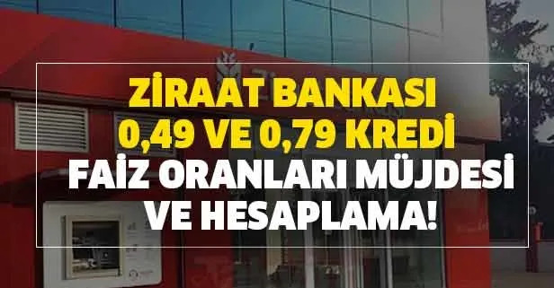 21 Mayıs 2020 konut, ihtiyaç ve taşıt kredisi güncel faiz oranları Ziraat Bankası'ndan açıklandı