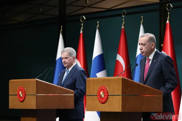 Başkan Erdoğan, Finlandiya Cumhurbaşkanı Niinistö'yü karşıladı! Dikkat çeken kareler... - 8