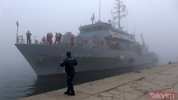 Mayın tarama gemisi TCG Amasra Kırklareli İğneada açıklarında mayın arayacak - 11