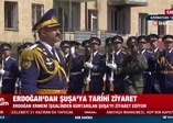Başkan Erdoğan Aliyev tarafından resmi törenle karşılandı