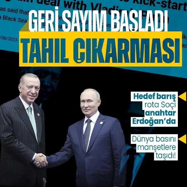 Başkan Erdoğan’ın Soçi ziyareti dünya basınında: Tahıl Koridoru Ukrayna ile barış müzakereleri için sıçrama tahtası