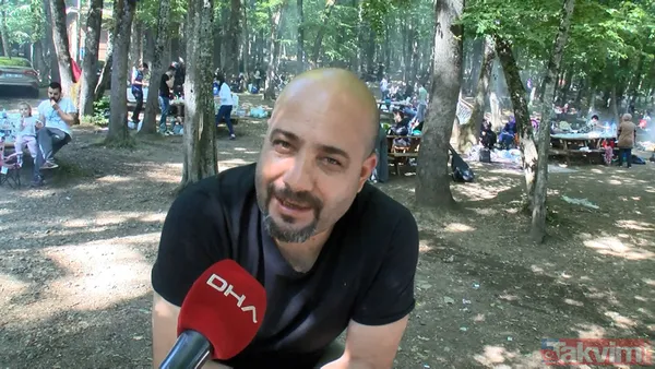 İstanbul'da güzel havayı görenler akın etti! Belgrad Ormanı girişinde metrelerce araç kuyruğu - 4