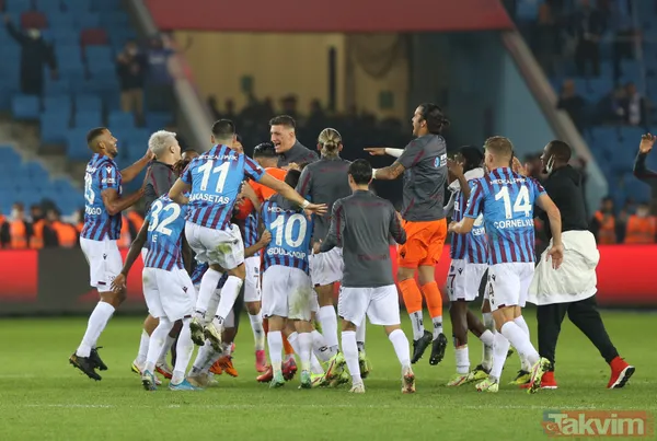 Trabzonspor - Fenerbahçe maçı nefes kesti! İşte heyecan dolu maçtan ekrana yansımayan kareler... - 13