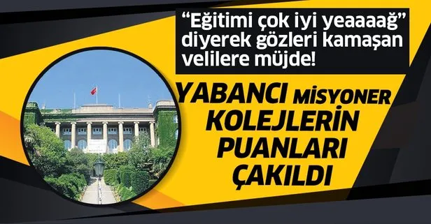Yabanci Ozel Liselerin Puanlari Dustu Takvim