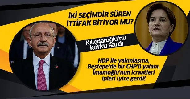 İYİ Parti ile CHP ittifakı bitiyor mu? CHP yeni ittifak arayışı içine girdi!