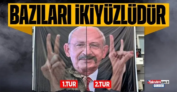 Kemal Kılıçdaroğlu’nun riyakar siyasetine pankartlı tepki: Bazıları ikiyüzlüdür