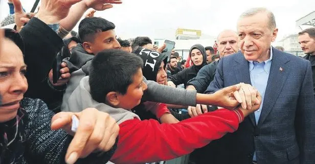 Başkan Erdoğan ve MHP Lideri Devlet Bahçeli Hatay’da depremzedeleri ziyaret etti