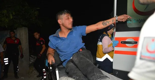 Polisten kaçmaya çalışırken damdan düştü!