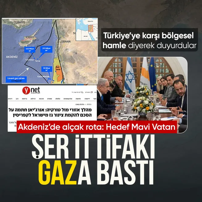 Kirli ittifak büyüyor: İsrail, GKRY ile doğalgaz hattı için el sıkıştı