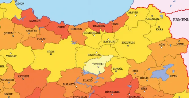 Ekim ayının ilk haftası... Trabzon, Artvin, Kars, Iğdır, Erzincan, Erzurum, Ardahan, Rize'de yaşayanlar gardınızı alın!