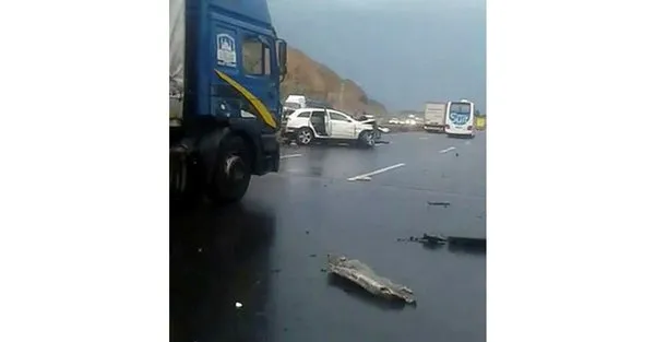 kuzey marmara otoyolu nda korkunc kaza