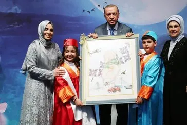 Başkan Erdoğan torununun mezuniyet törenine katıldı