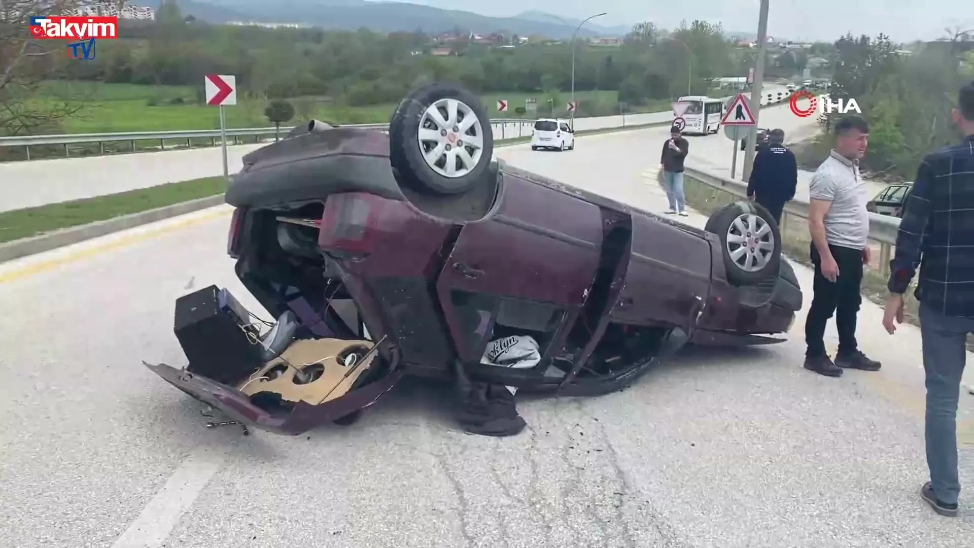 Bolu’da mucize kurtuluş!