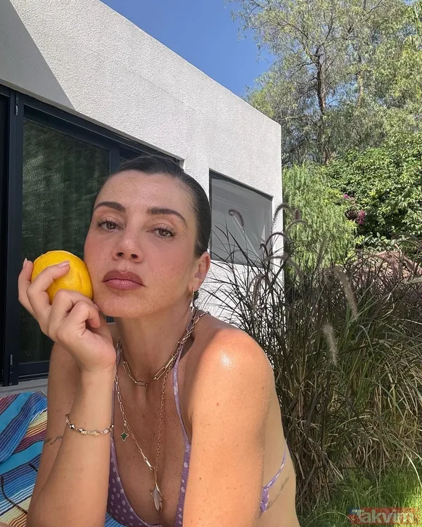 Gökçe Bahadır’dan lila bikinisiyle bahçe pozları! Tek paylaşımla sosyal medyayı salladı! Gören dönüp bir daha baktı - 8