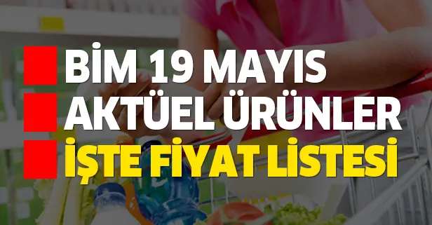 BİM 19 Mayıs aktüel kataloğu ürünlerinde indirim fırsatı! Yarın BİM'de hangi ürünler satılacak?