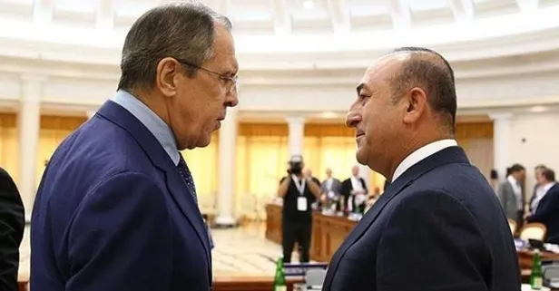 Çavuşoğlu ve Lavrov'dan kritik görüşme