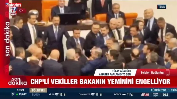 TBMM'de yumruklu kavga