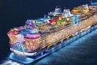 Dünyanın en büyük yolcu gemisi Icon of the Seas'in yapımı tamamlandı