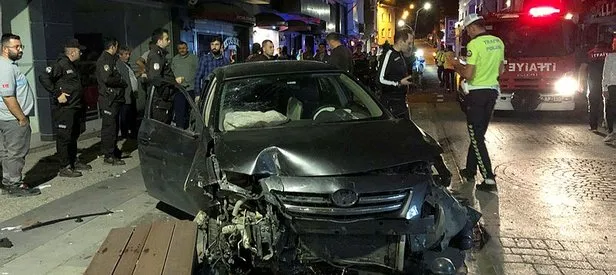 Yürüyüş yoluna daldı! Ortalık savaş alanına döndü