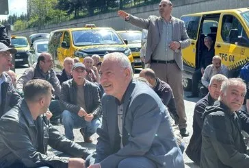 İBB mağduru taksicilerden CHP’ye protesto!