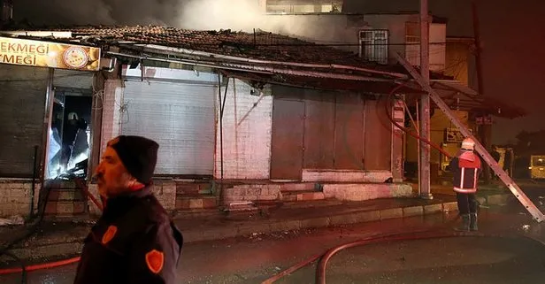 Ankara’da ekmek fırını yandı
