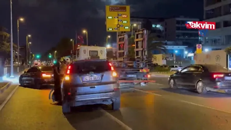 Fatih’te zincirleme trafik kazası!