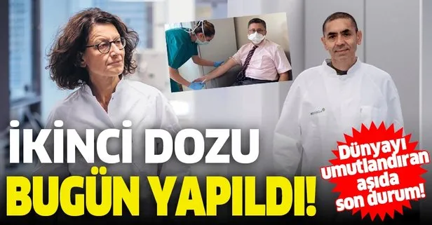 Türk profesör Uğur Şahin ve eşinin bulduğu aşı hakkında flaş gelişme! Yüzde 90 oranında etkili olan korona aşısının ikinci dozu yapıldı